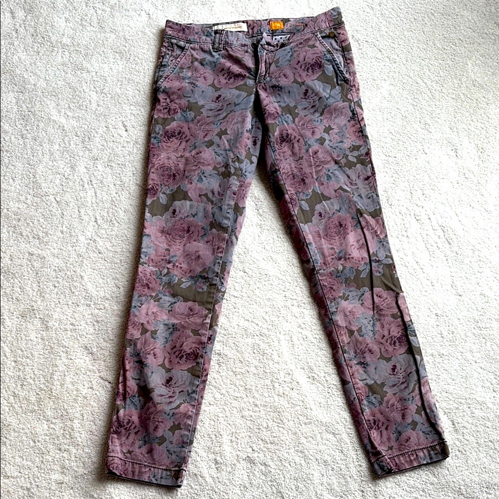 Pilcro Floral Patterned Pants